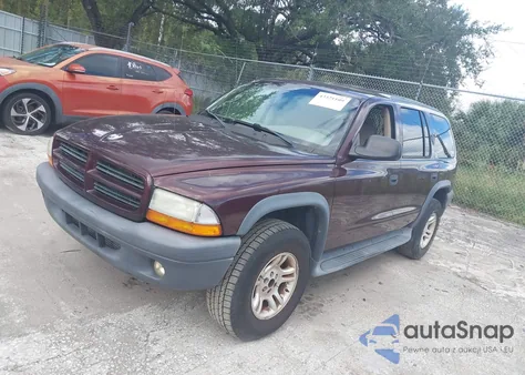 2003 Dodge Durango Sport/Sxt from USA, damaged, VIN 1D4HS38N63F577330